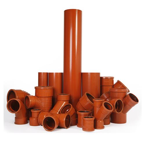 لوله و اتصالات زهکشی زیرزمینی یو‌پی‌وی‌سی — uPVC Underground Drainage Pipes & Fittings
