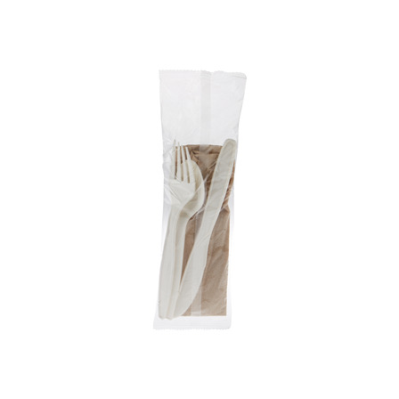 ست قاشق و چنگال زیست‌تخریب‌پذیر — Biodegradable HD Cutlery Set