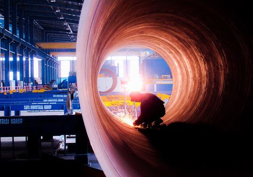 لوله اسپیرال انتقال گاز — Spiral Gas Transmission Pipe