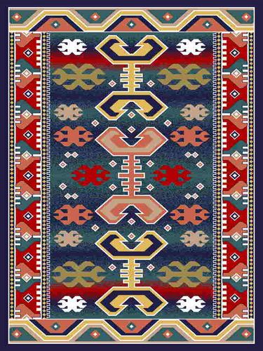 فرش ماشینی سلیمان — Machine-Woven Carpet
